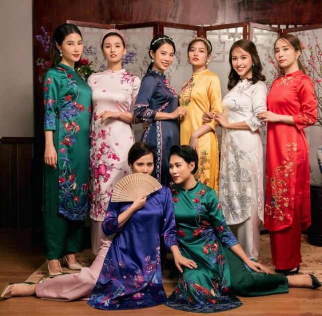 Ứng dụng vải lụa để may áo dài