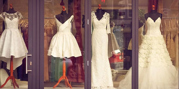 Áo cưới vải chiffon