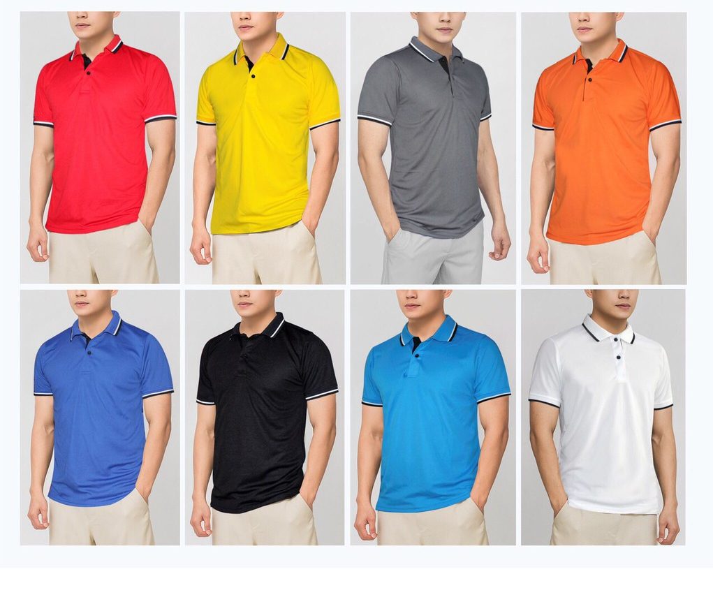 Ảnh 12: Áo polo nam giá rẻ là những thiết kế áo thun quảng cáo, đồng phục công ty có giá chỉ 50 - 60 ngàn 1 sản phẩm (Nguồn: Internet)