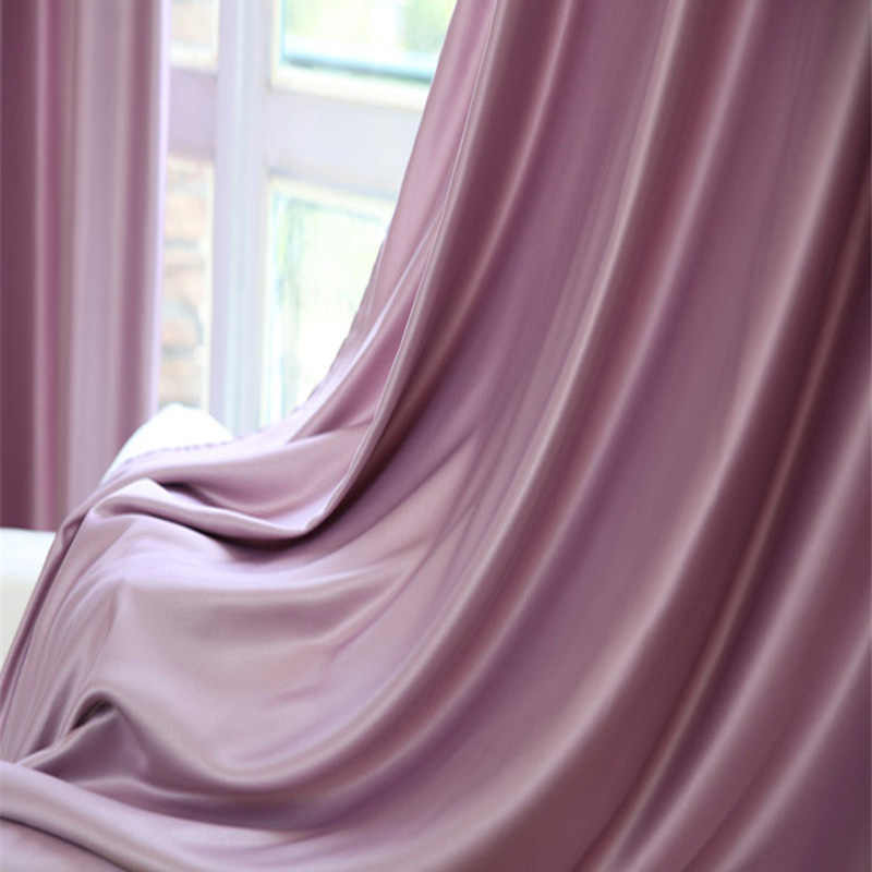 Rèm cửa vải satin