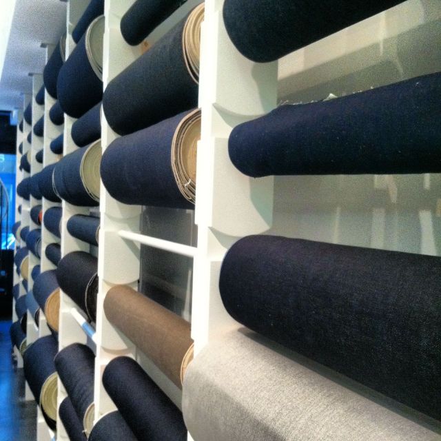 Vải jean cotton pha poly