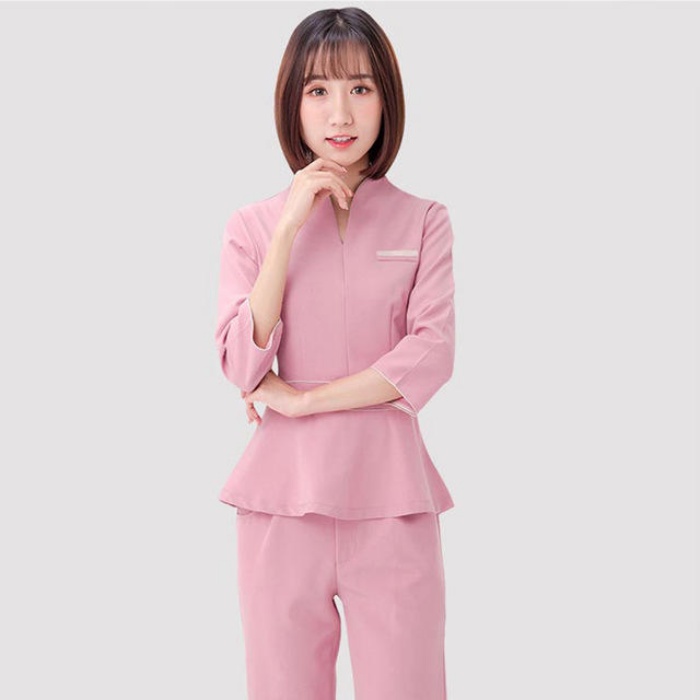 May đồng phục 24h có những loại vải may đồng phục spa chất lượng