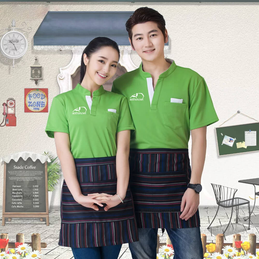 Áo thun đồng phục cổ tàu