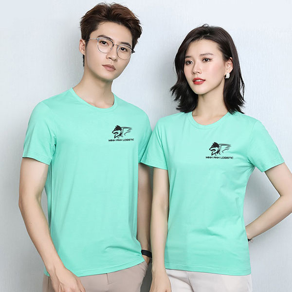 Áo thun đồng phục cổ tròn