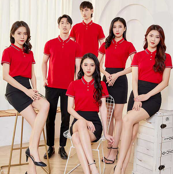 Áo thun đồng phục có cổ