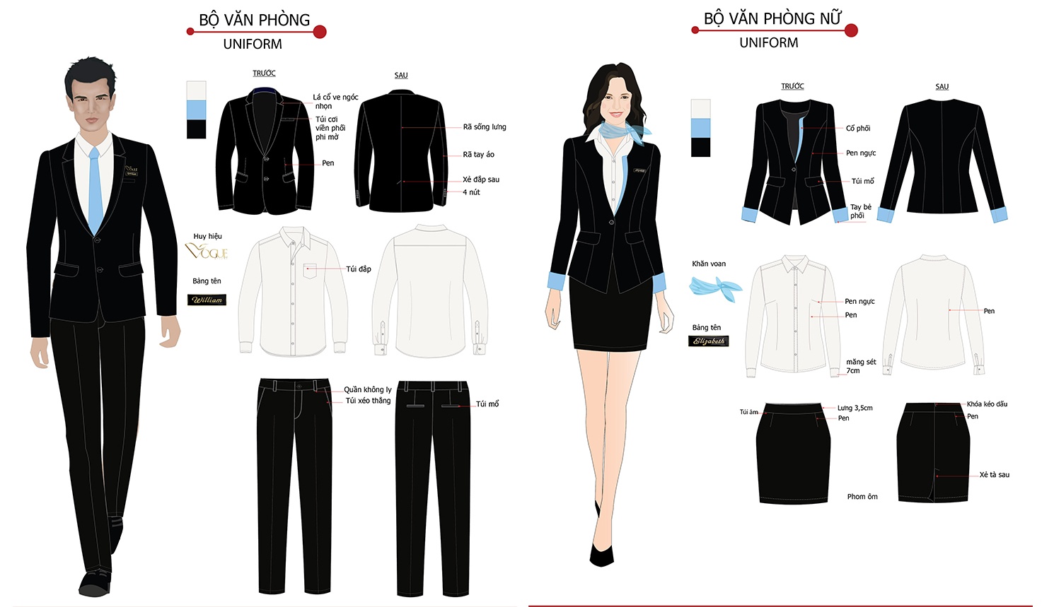 Đồng phục công sở 2D