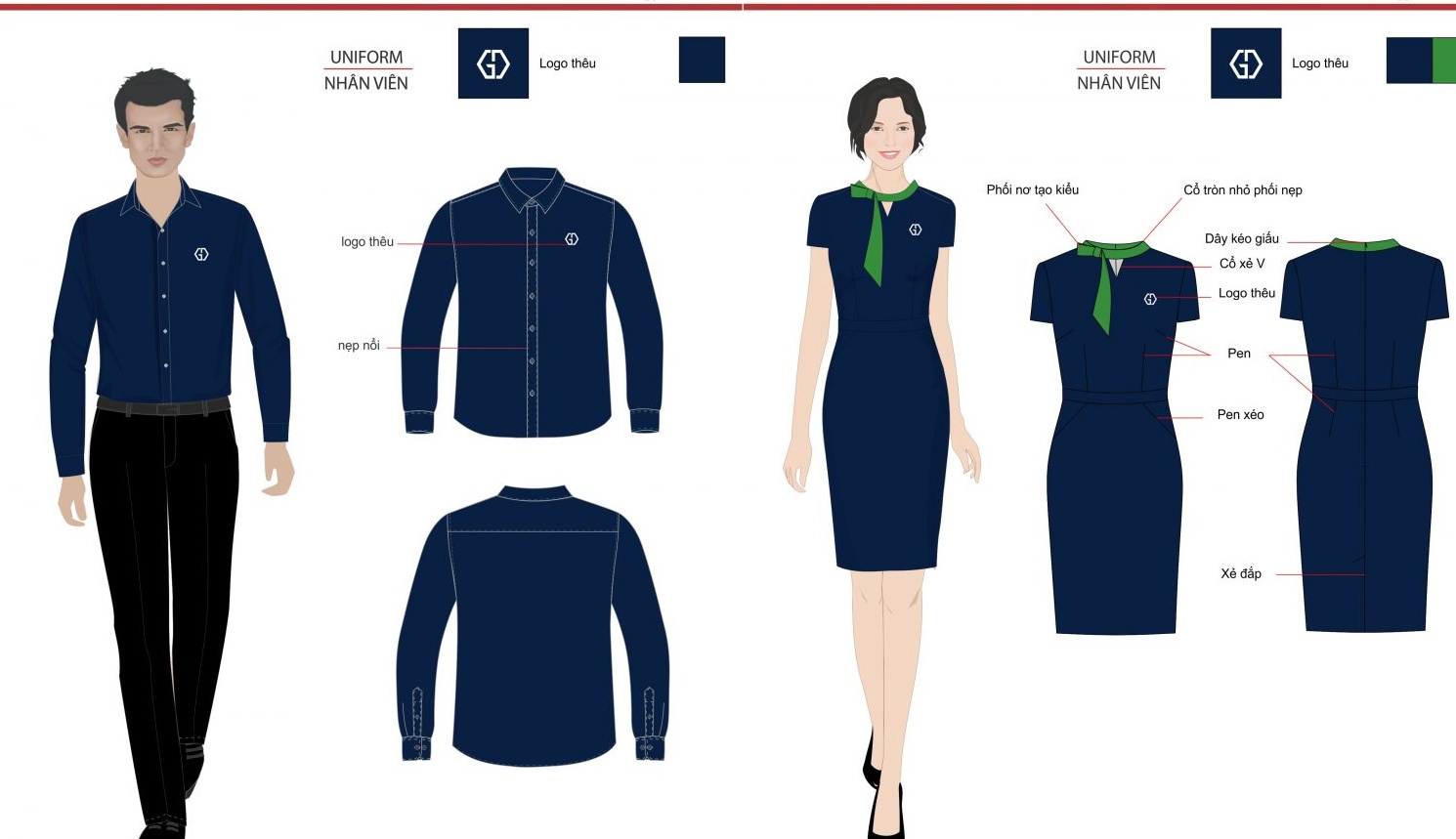 Đồng phục công sở 2D