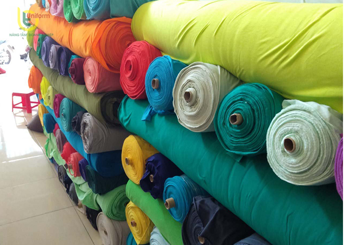 Kho vải may đồng phục của Đồng Phục 24H
