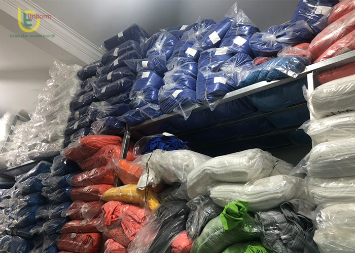 Kho vải may đồng phục của Đồng Phục 24H