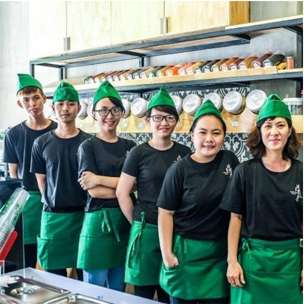 Mũ đồng phục nhân viên