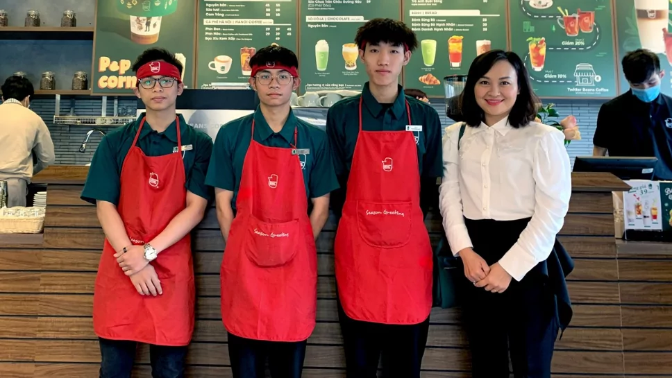 Đồng phục quán cafe / trà sữa