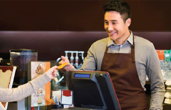 Đồng phục nhân viên thu ngân quán cafe