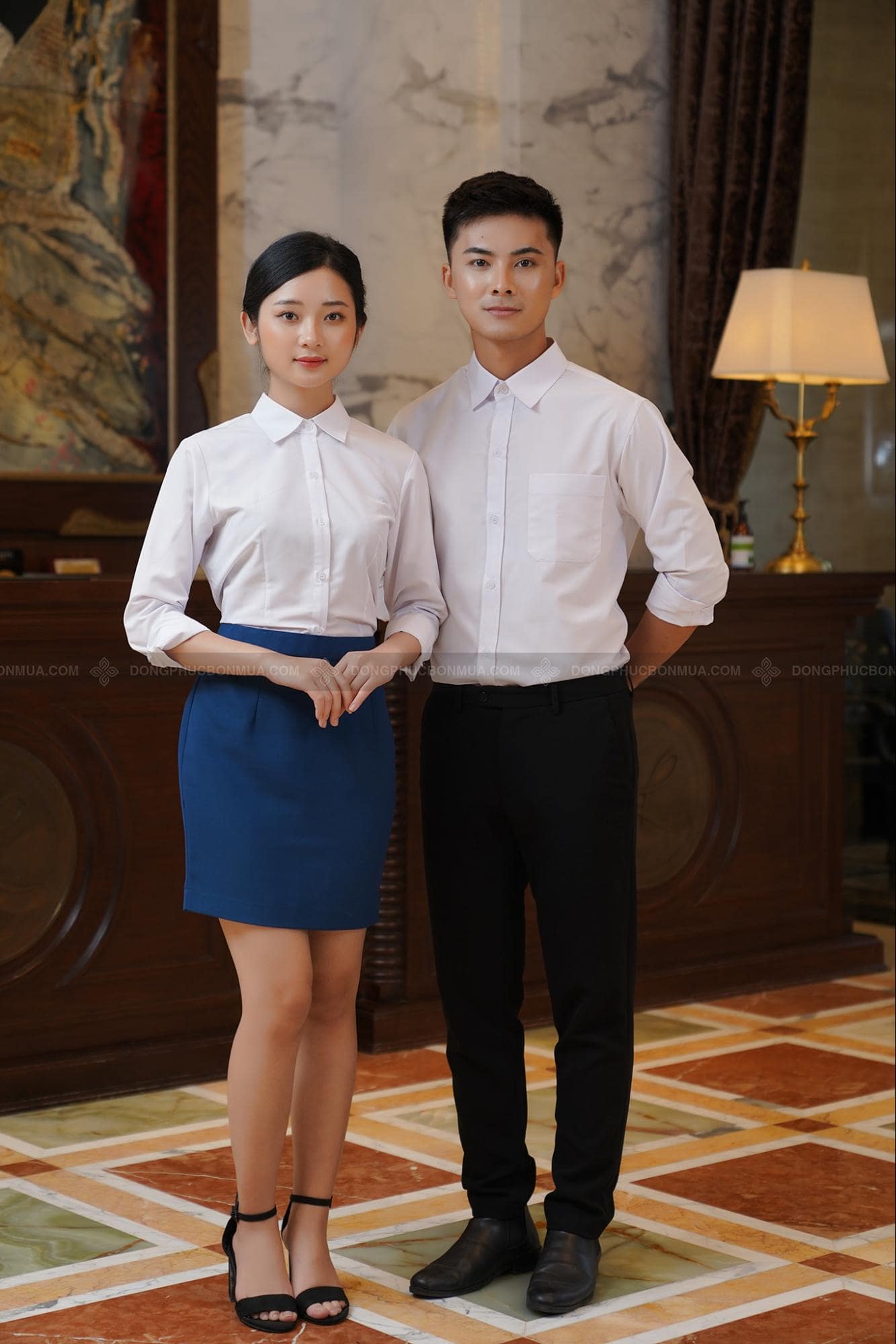 Áo sơ mi đồng phục cho quản lý