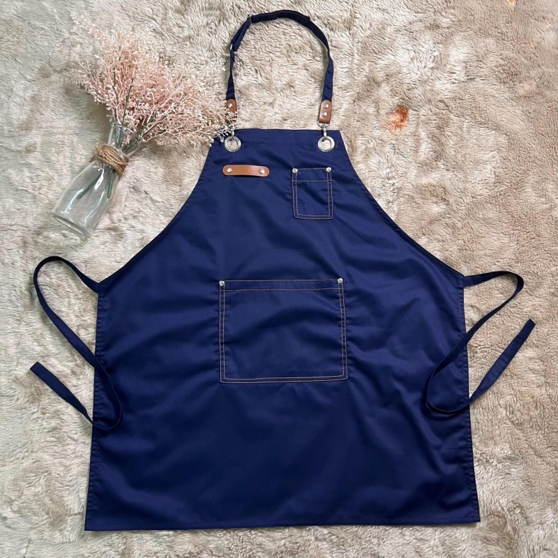 tạp dề đồng phục quán cafe may sẵn