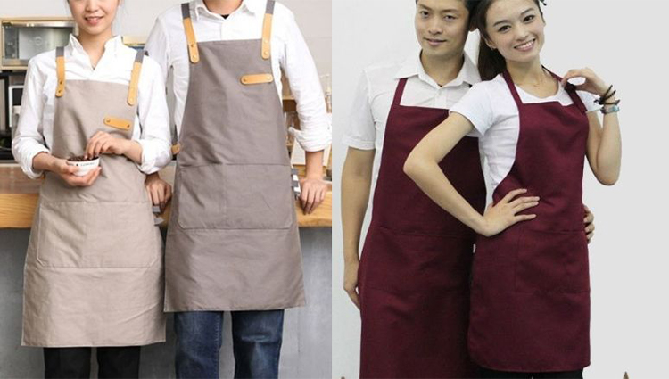 Tạp dề đồng phục quán cafe