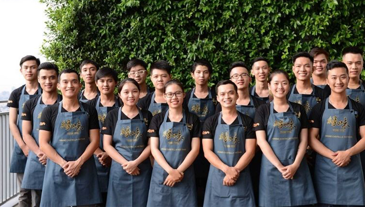 Tạp dề đồng phục quán cafe