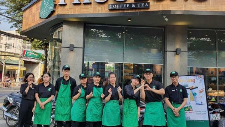 Tạp dề đồng phục quán cafe