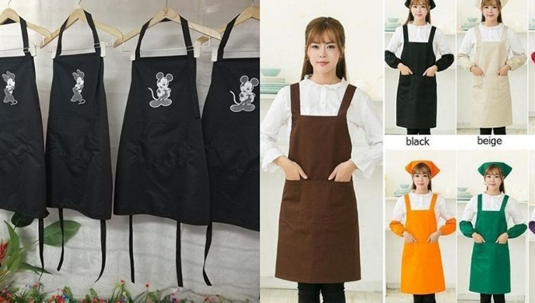 Tạp dề đồng phục quán cafe