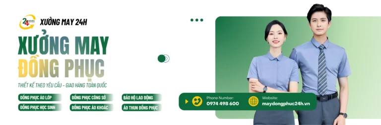 Banner Xưởng May Đồng Phục 24h HCM